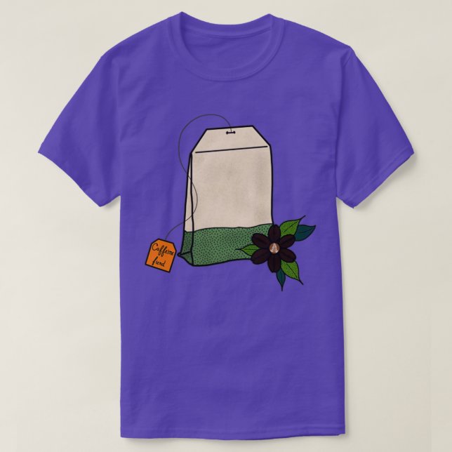 Caffeine Fiend T-Shirt (Design Front)