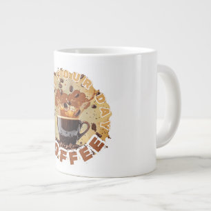 Caffeine First – Funny Coffee Mug for Coffee Lover