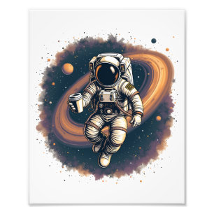 Caffeine Fuel For The Universe Coffee Lover Photo Print