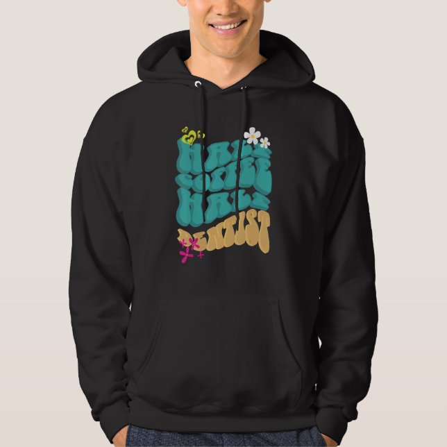 Caffeine  Half Coffee Half Dentist Dental Medical  Hoodie (Front)