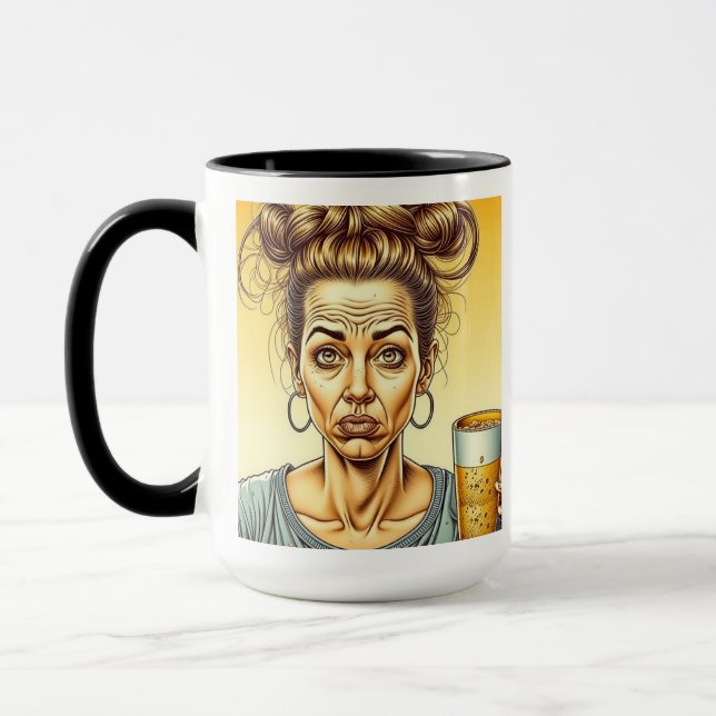 Caffeine is Good, Beer is Better Mug (Left)