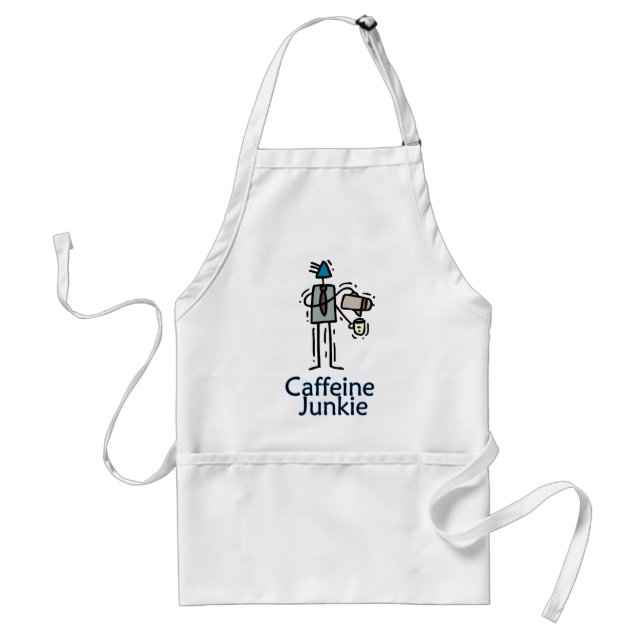 Caffeine  Junkie Standard Apron (Front)