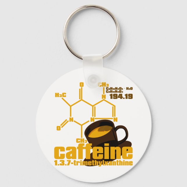 Caffeine Key Ring (Front)