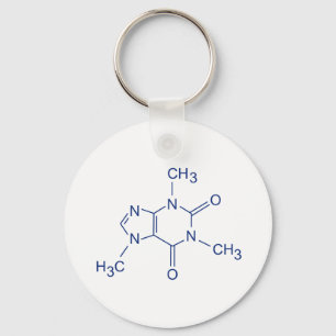 Caffeine Key Ring