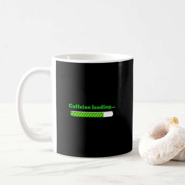 Caffeine Loading Coffee Mug (With Donut)