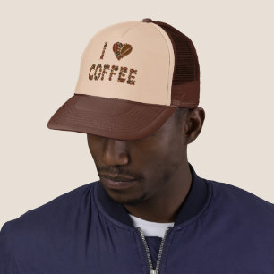 Caffeine Lover Typography Trucker Hat