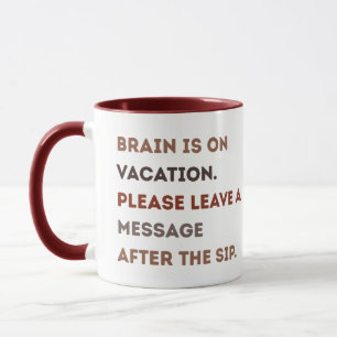 Caffeine Lovers funny coffee mug gift -mug for him