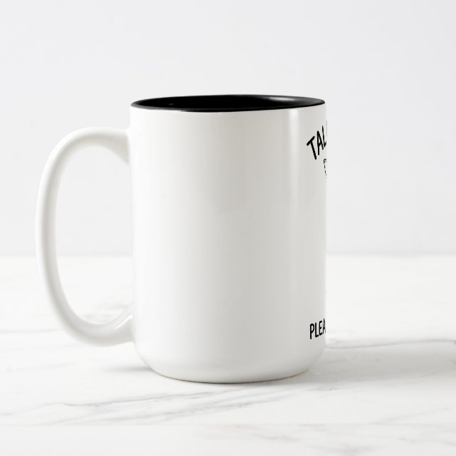 Caffeine Lovers Two-Tone Mug (Left)