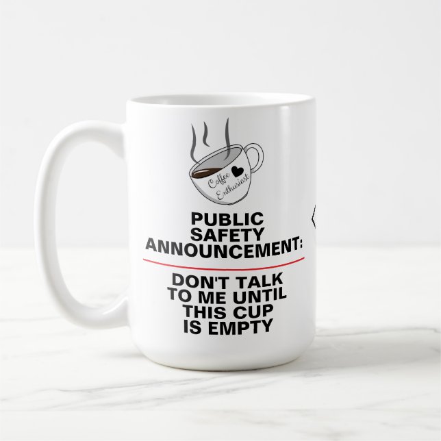 Caffeine Meme & Joke Mug | Funny Coffee Lover Gift (Left)
