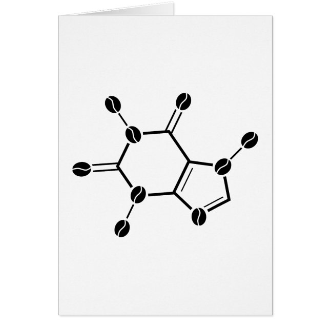 caffeine molecular beans (Front)