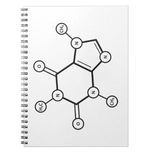 caffeine molecular structure notebook