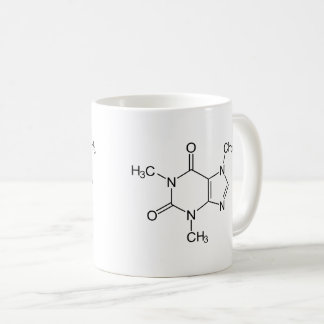 Caffeine Molecule Chemistry Coffee Atoms Mug