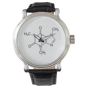 Caffeine Molecule Chemistry Coffee Atoms Watch