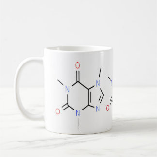 "Caffeine Molecule Chemistry" Coffee Mug
