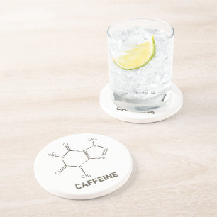 Caffeine Molecule Coaster