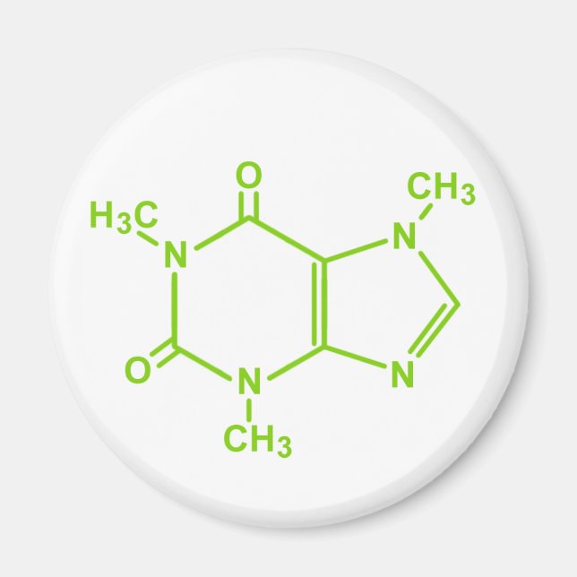 Caffeine Molecule Magnet (Front)