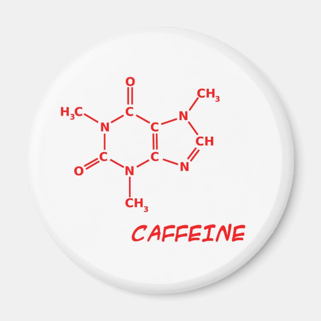 Caffeine Molecule Magnet (Front)