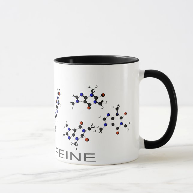 Caffeine molecule mug (Right)