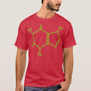 Caffeine moleculeTShirt 1  T-Shirt