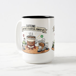 Caffeine Power Up Mug – Funny Adulting Coffee Cup