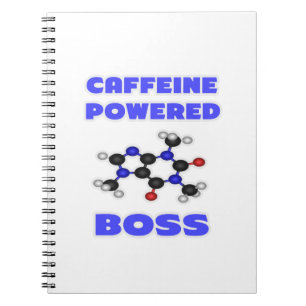 Caffeine Powered Boss Notebook