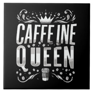 caffeine queen ceramic tile