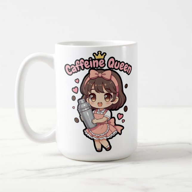 Caffeine Queen Coffee Mug (Left)