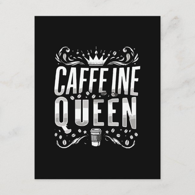 caffeine queen enclosure card (Front)