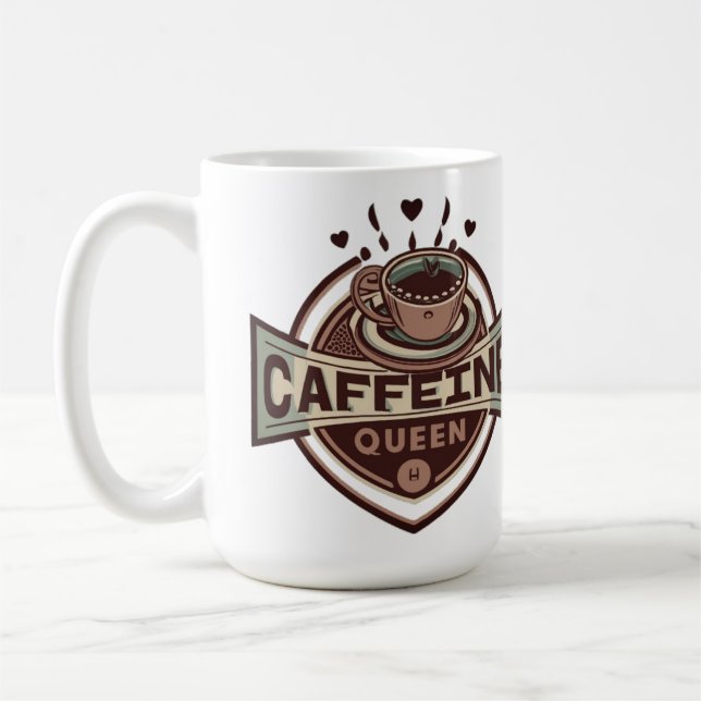 Caffeine Queen Mug & cup  (Left)
