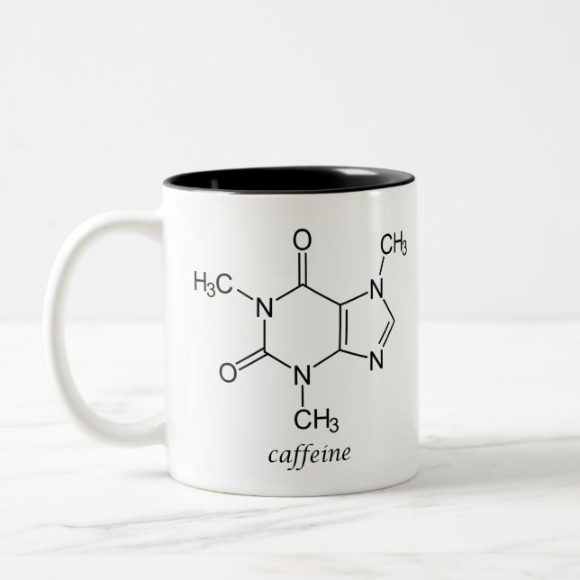 Caffeine Two-Tone Coffee Mug (Left)