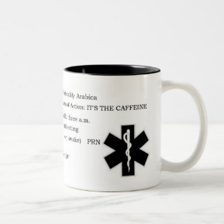 CaffeineRX Two-Tone Coffee Mug