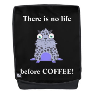 Caffelotta cryptokitty wants coffee backpack
