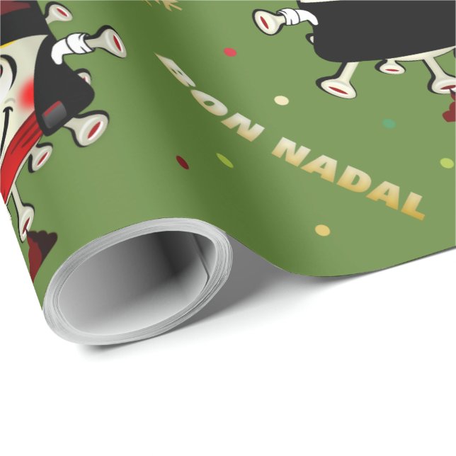 Caganer of the Catalan Births by Simonsito Wrapping Paper (Roll Corner)