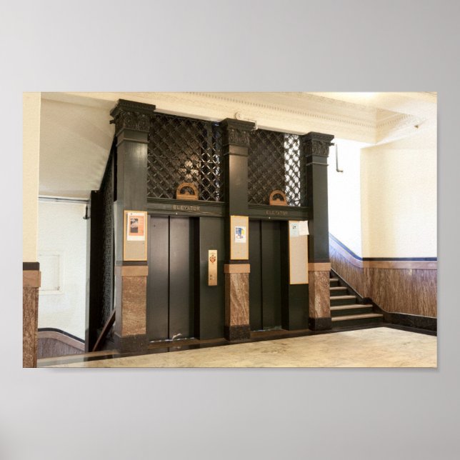 Cage Elevator Poster (Front)