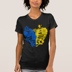 Cage XRay Ukraine Heart Ukraine Love Ukraine Ukrai T-Shirt