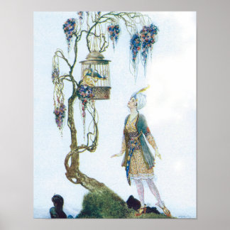 Caged Bird and the Princess Poster