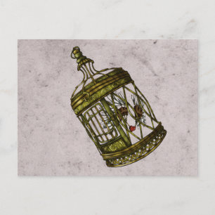 Caged Heart Postcard