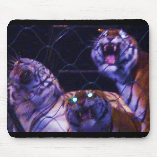 CAGED TIGERS mouse pad (Front)