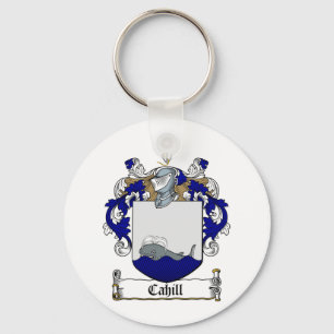 CAHILL FAMILY CREST -  CAHILL COAT OF ARMS KEY RING