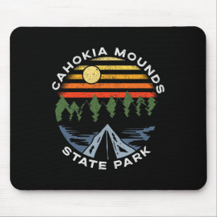 Cahokia Mounds State Park Illinois Forest Camping Mouse Pad