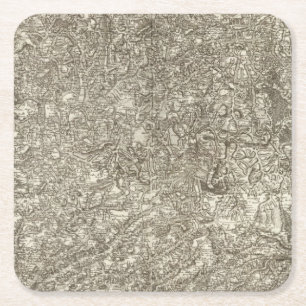 Cahors Square Paper Coaster