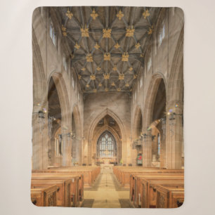 CAHTEDRAL INTERIOR SHERPA BLANKET