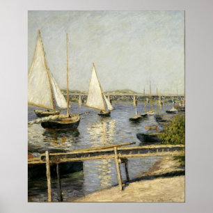 Caillebotte - Sailing Boats At Argenteuil Poster