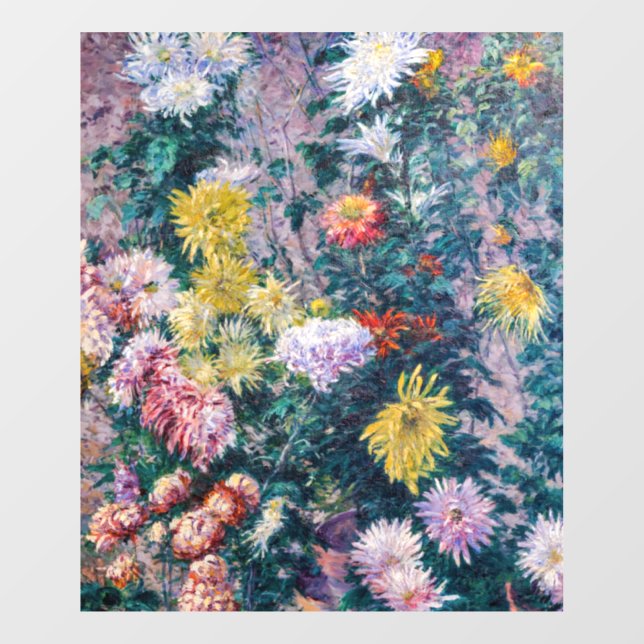 Caillebotte - White and Yellow Chrysanthemums (Sheet)