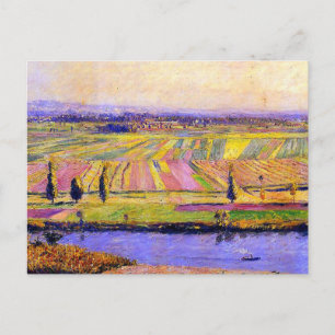 Caillebotte's La Plaine de Gennevilliers Postcard
