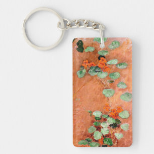 Caillebotte's Nasturces Key Ring