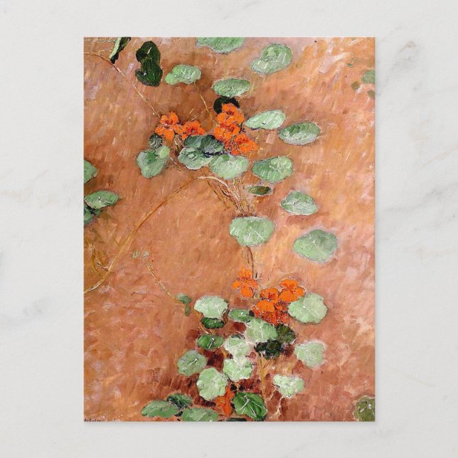 Caillebotte's Nasturces Postcard (Front)