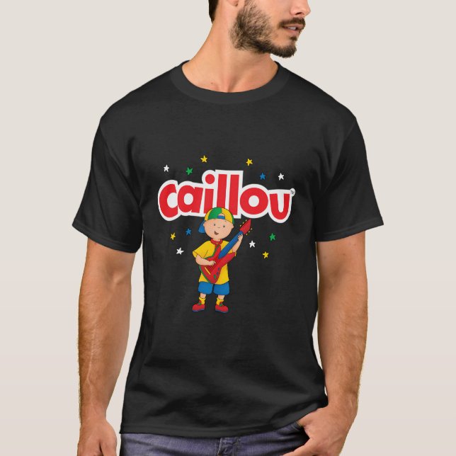 Caillou Plays Guitar T-Shirt (Front)