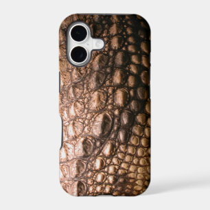 Caiman Crocodile Skin Reptile-Effect Phone Case