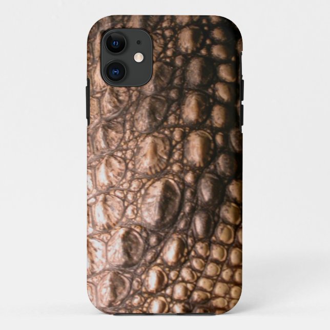 Caiman Crocodile Skin Reptile iPhone 5 Case (Back)